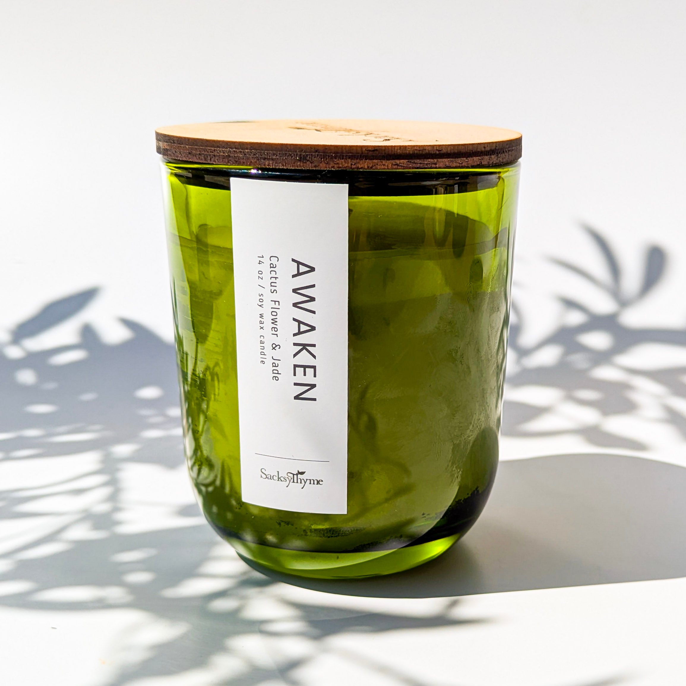 Awaken Glass Jar Candle, 14oz
