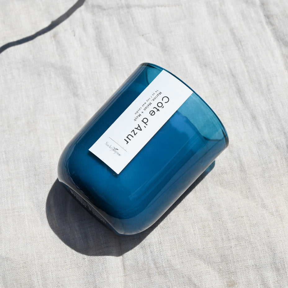 Côte d'Azur Glass Jar Candle, 14oz