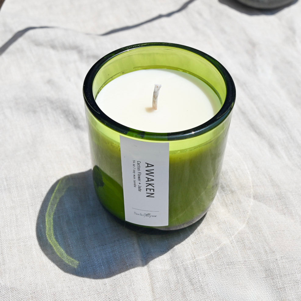 Awaken Glass Jar Candle, 14oz