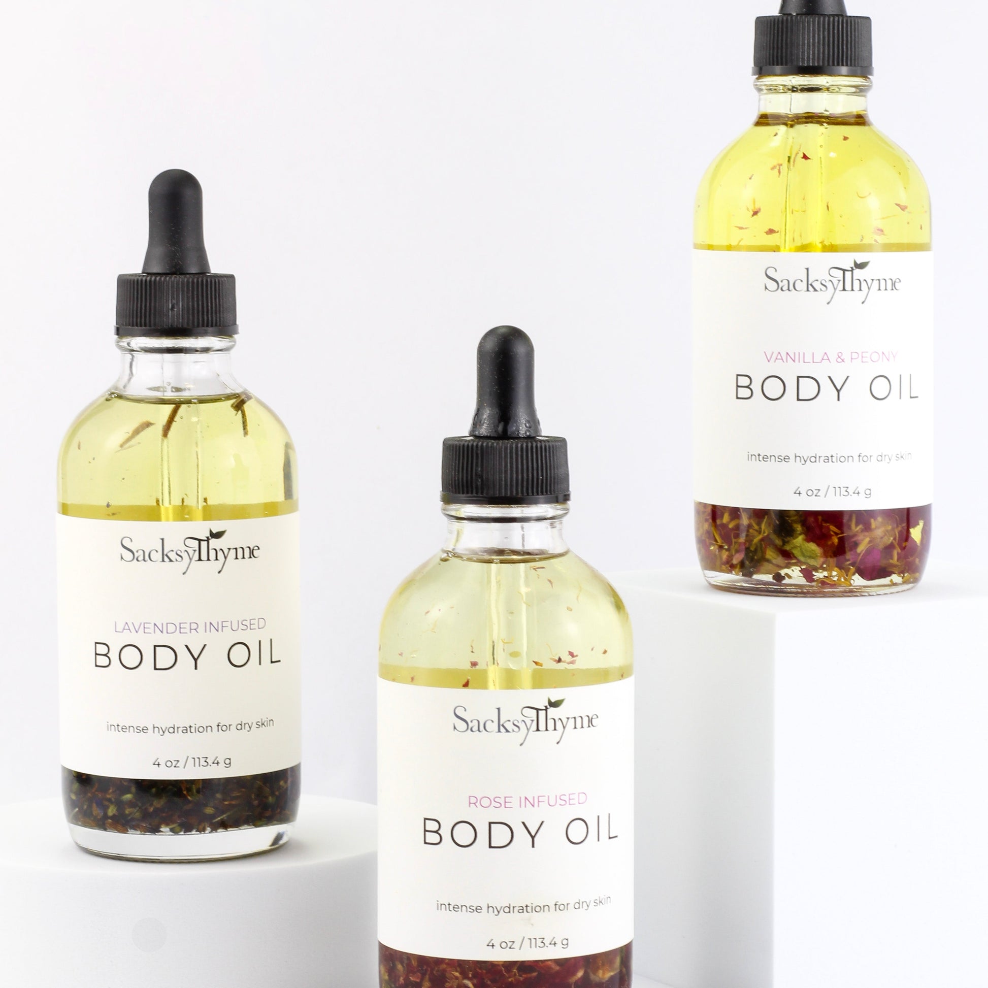 massage body oil with essential oils