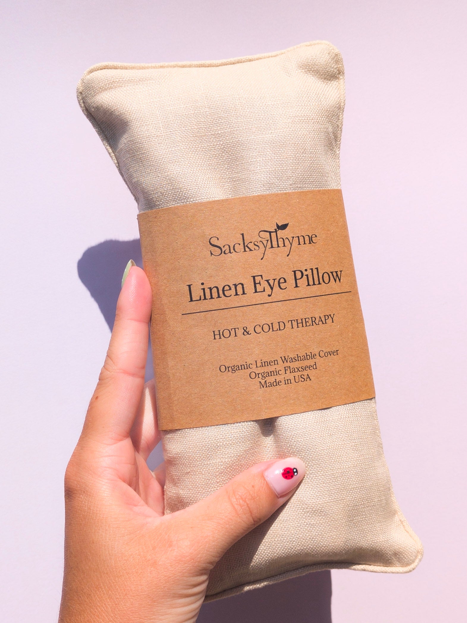 The Morning Ritual — Linen Heating Pad & Eye Pillow Gift Set