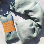 linen eye pillow and neck wrap 