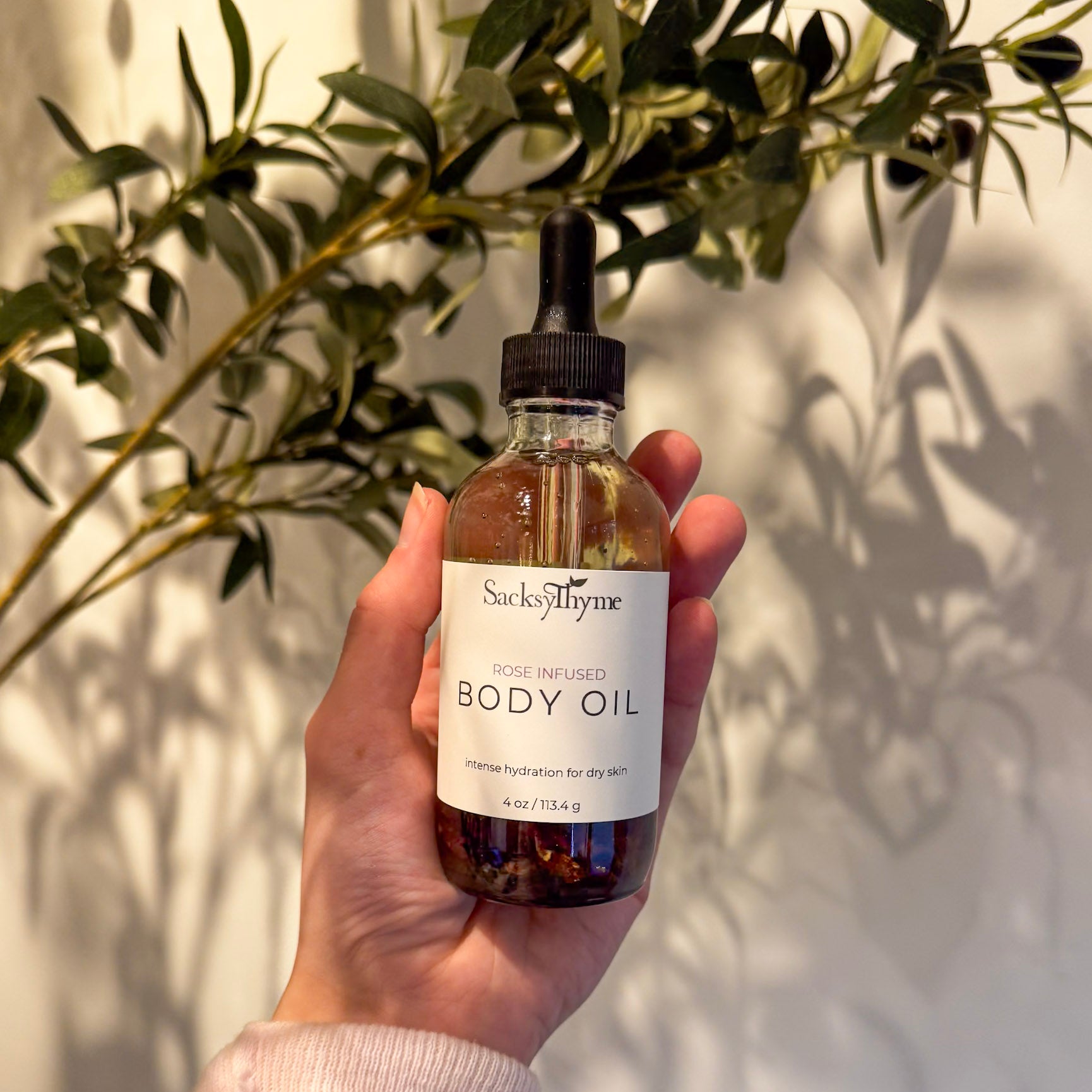 Nourishing Rose Body Oil for Massage