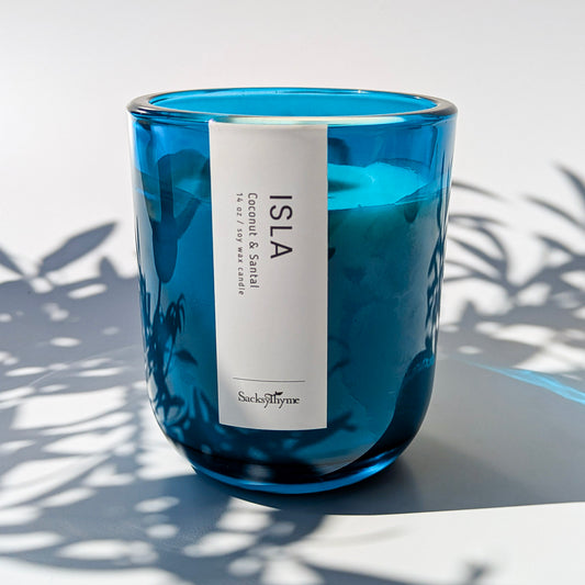 ISLA Coconut & Santal, Glass Jar Candle 14oz