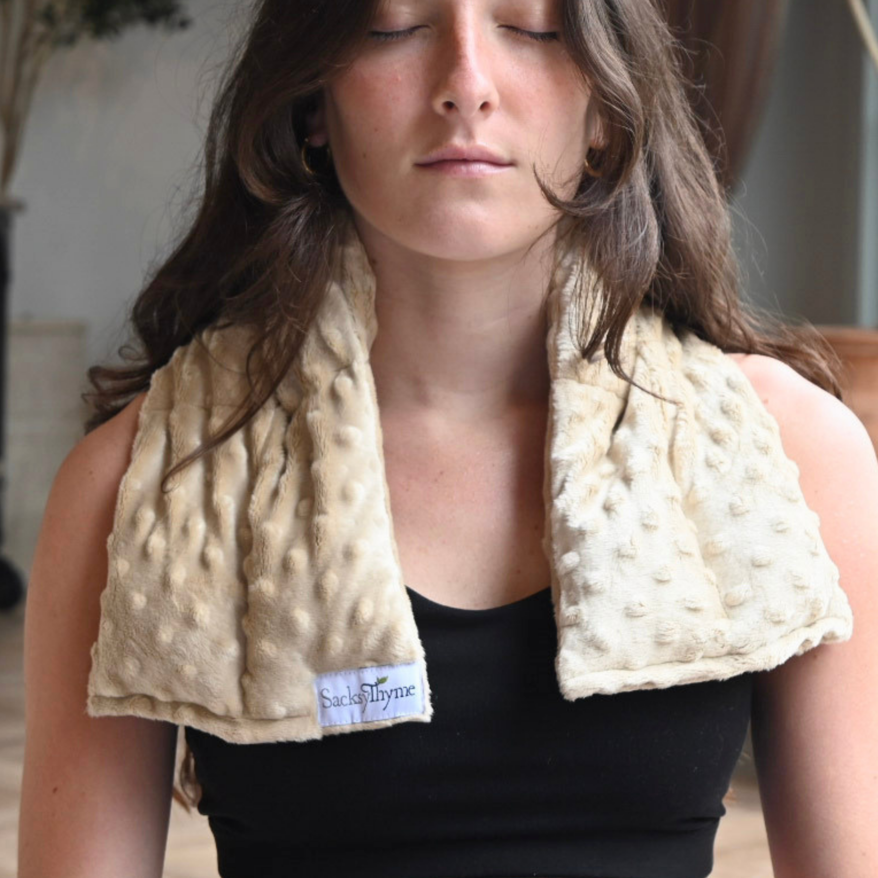 Lavender Neck & Shoulder Wrap 28" x 7"