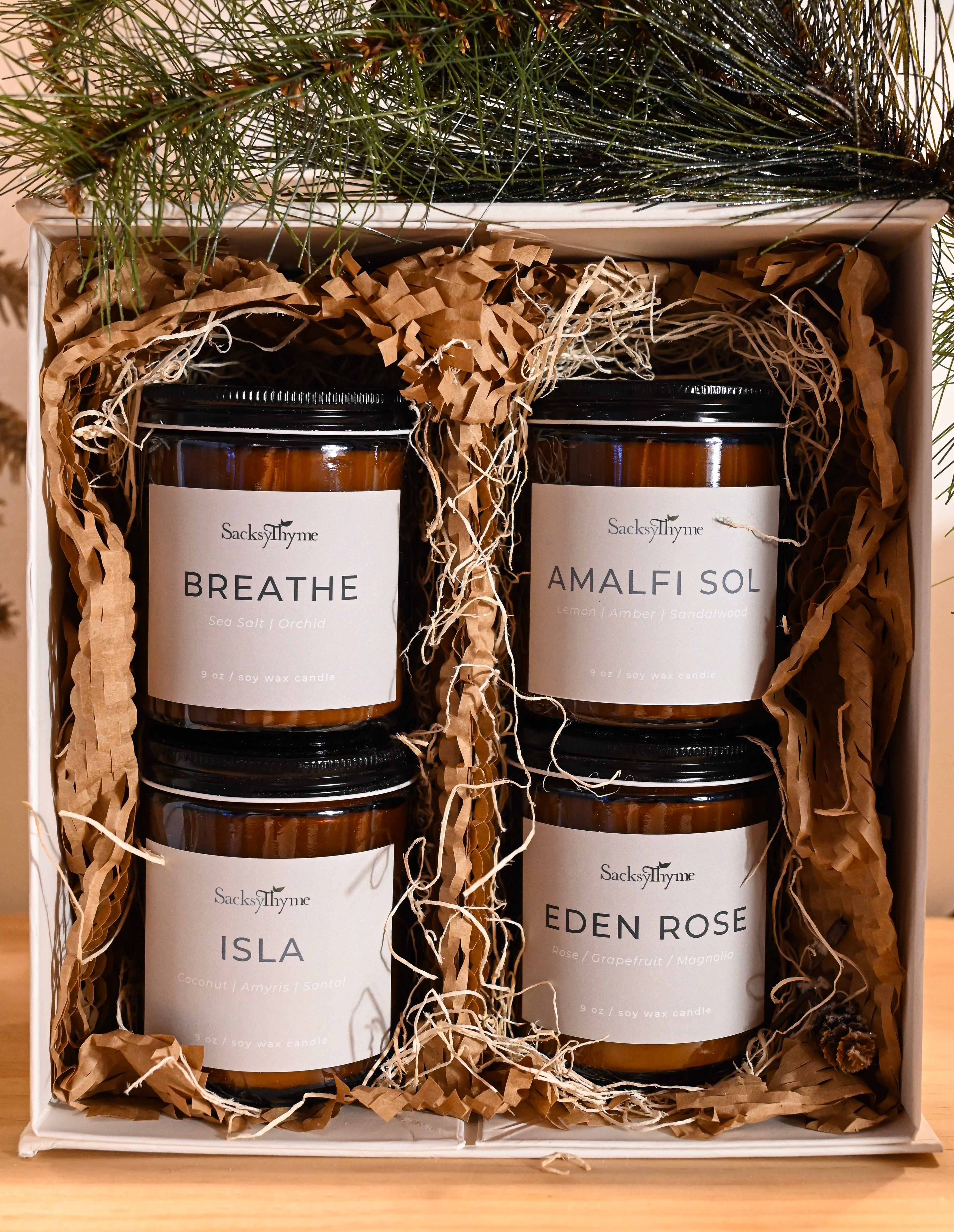 9oz Candle Gift Set - 4 Piece