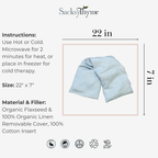 Linen Neck Wrap + Eye Pillow Bundle