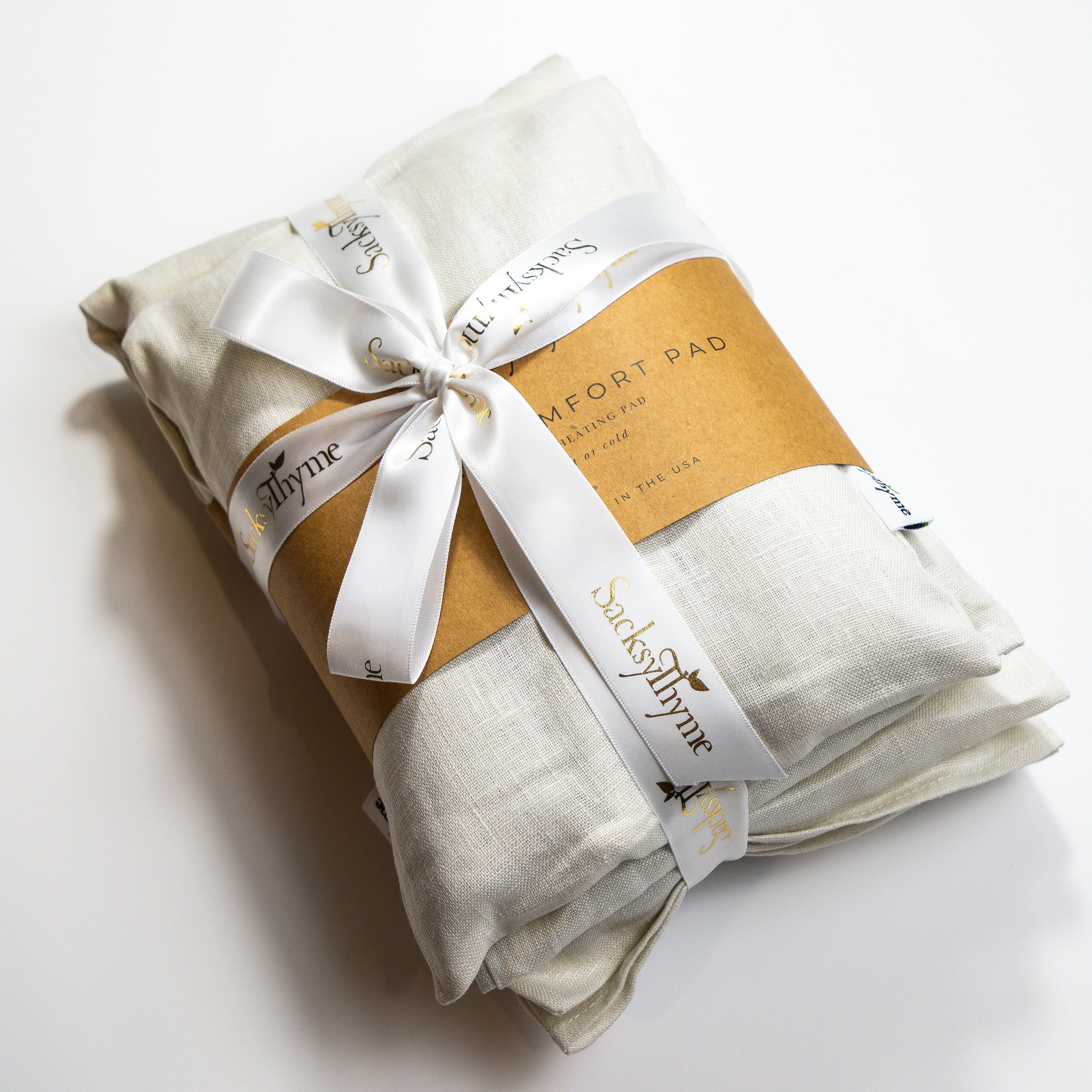 Linen Comfort Pad & Neck Wrap - 2 Piece Gift Set