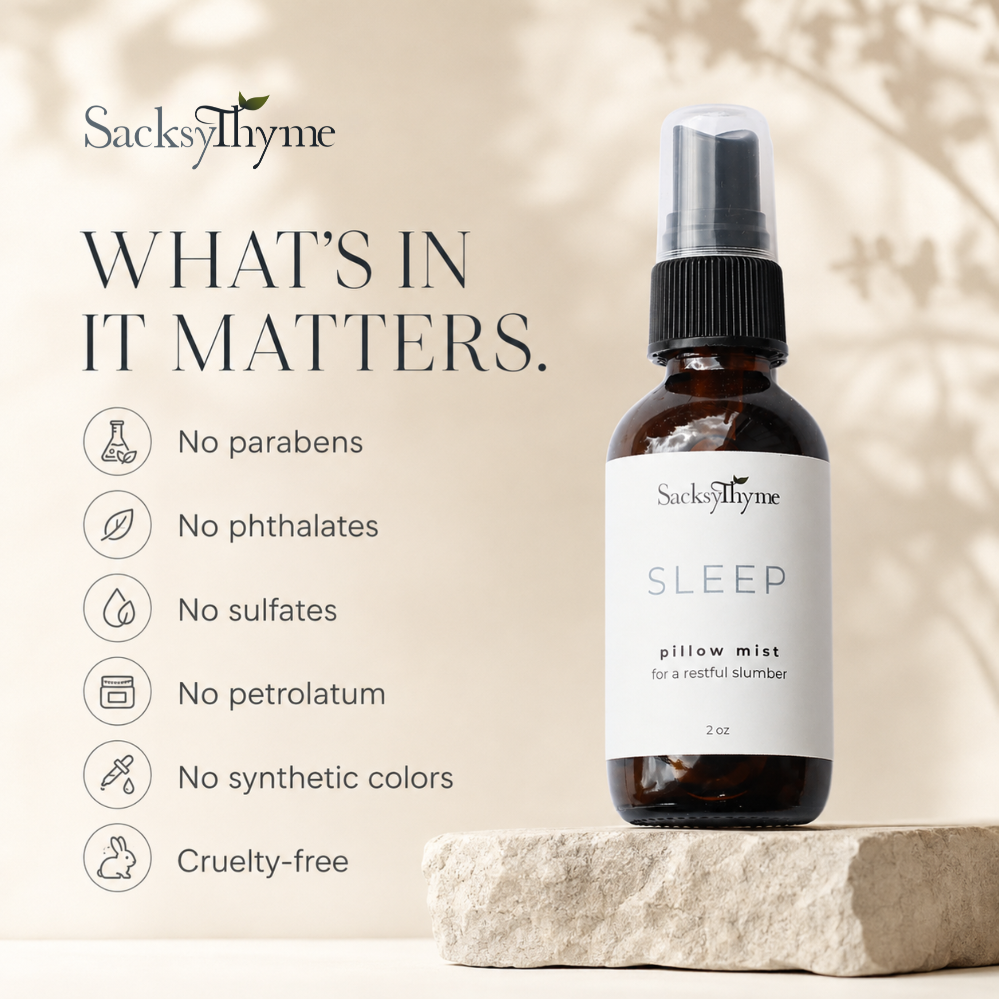 Sleep Pillow Spray, Natural Sleep Aid