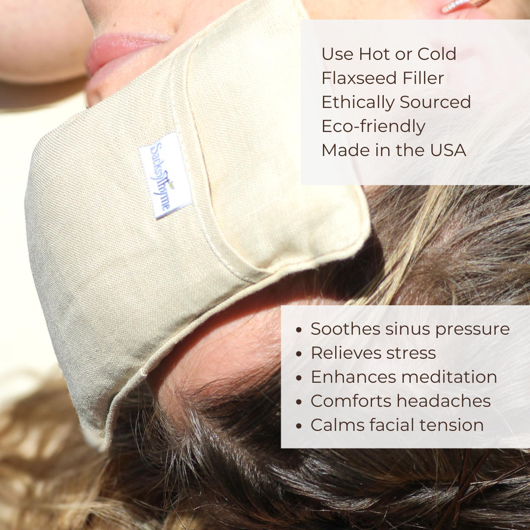 Sand Linen Heating Pad Bundle - 3 Piece Gift Set