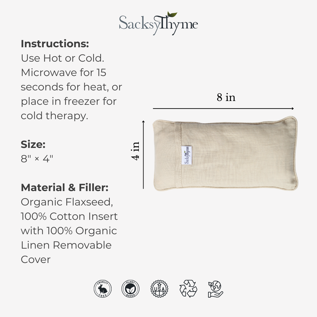 The Morning Ritual — Linen Heating Pad & Eye Pillow Gift Set
