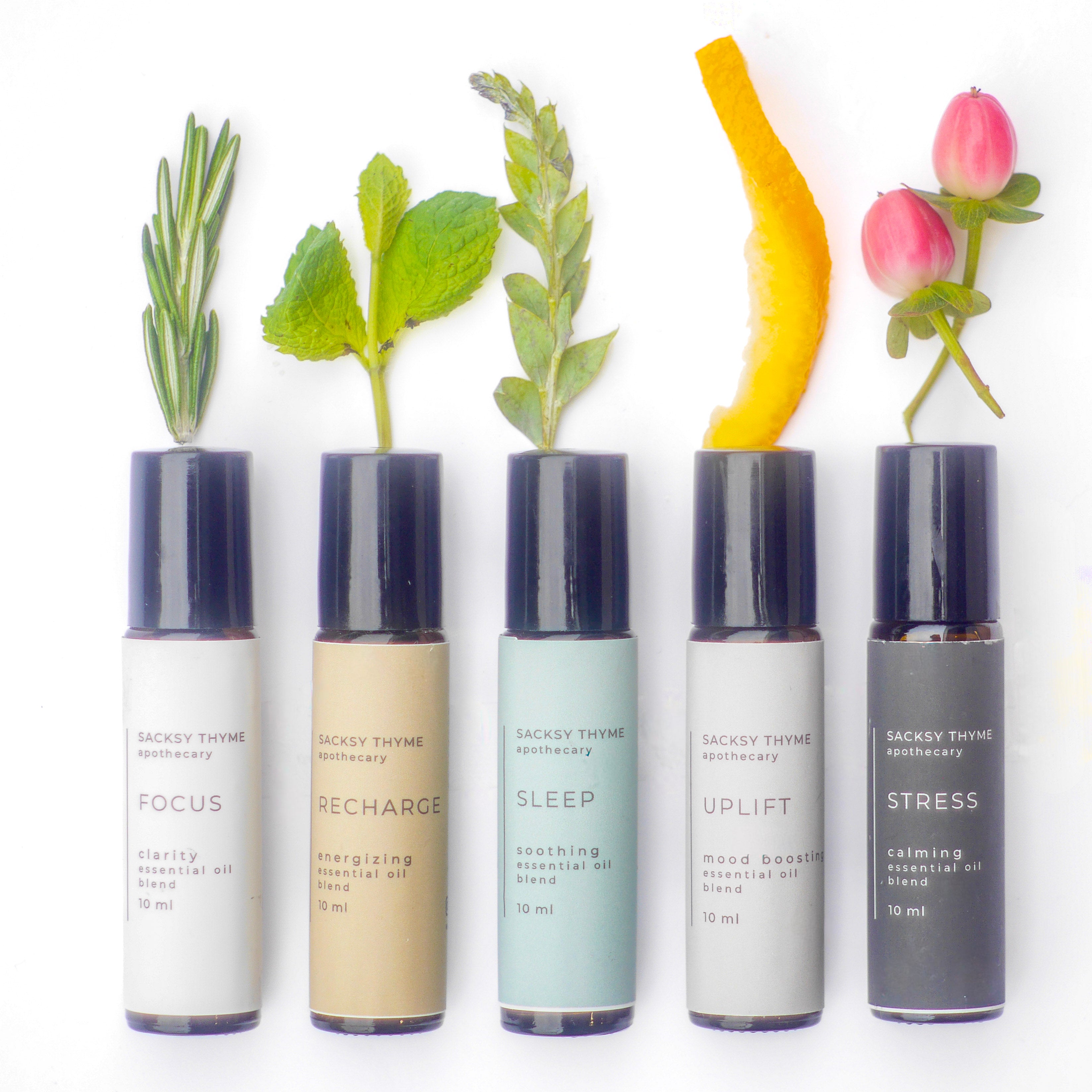 Organic Essential Oil Perfume Roll-Ons – Natural Oils for Every