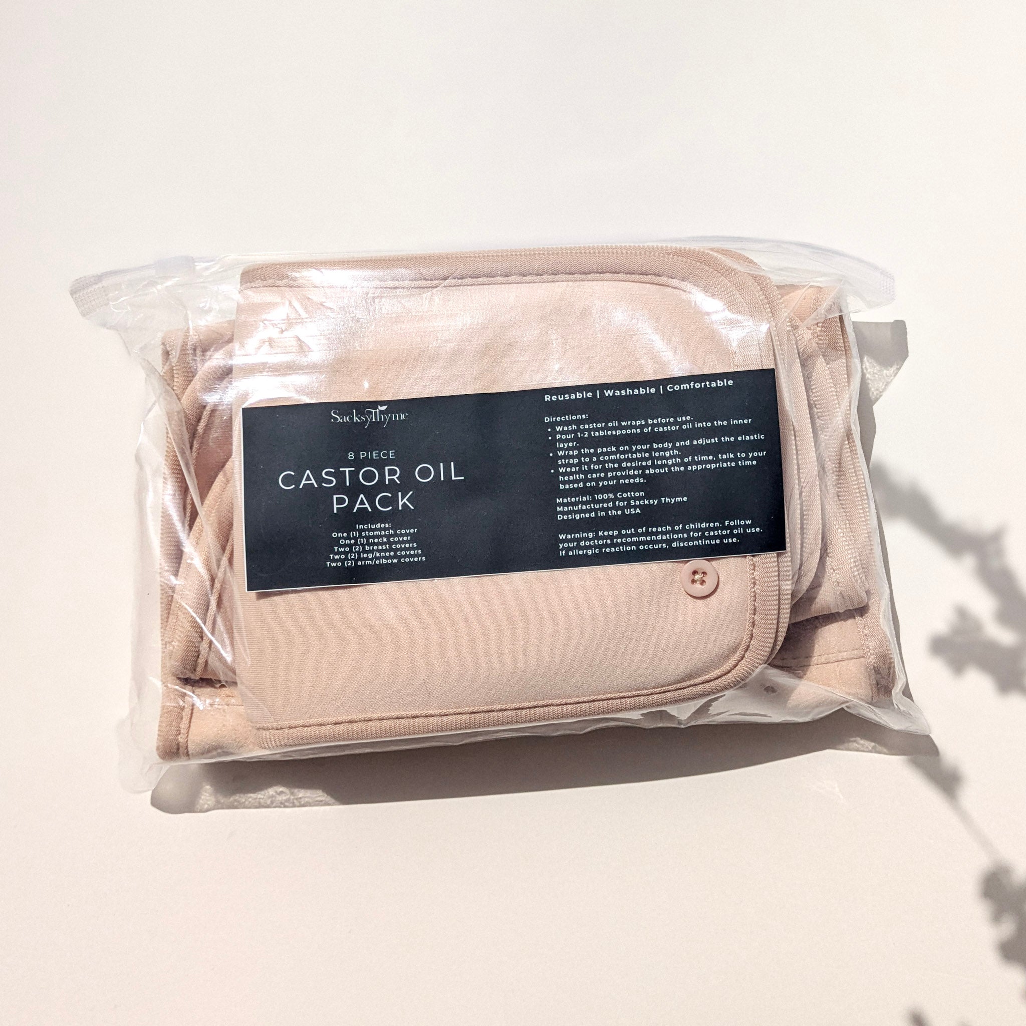 Castor Oil 8 Piece Wrap