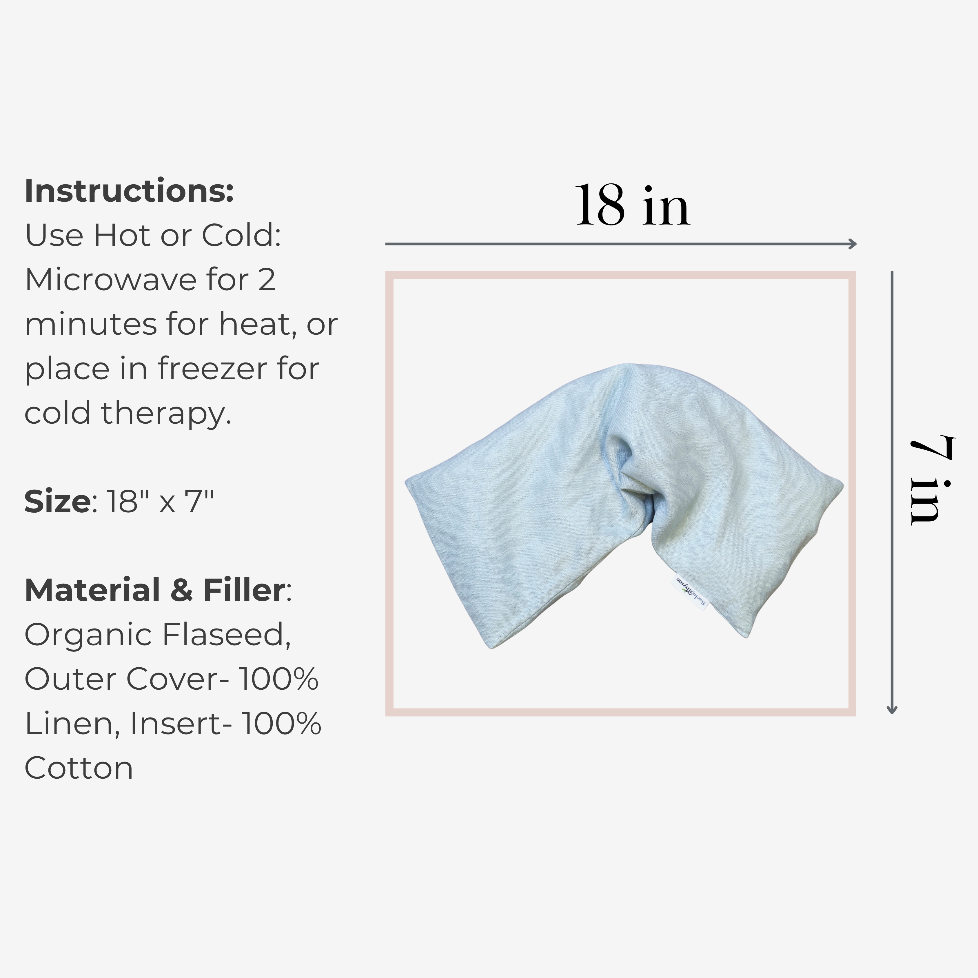 The Morning Ritual — Linen Heating Pad & Eye Pillow Gift Set