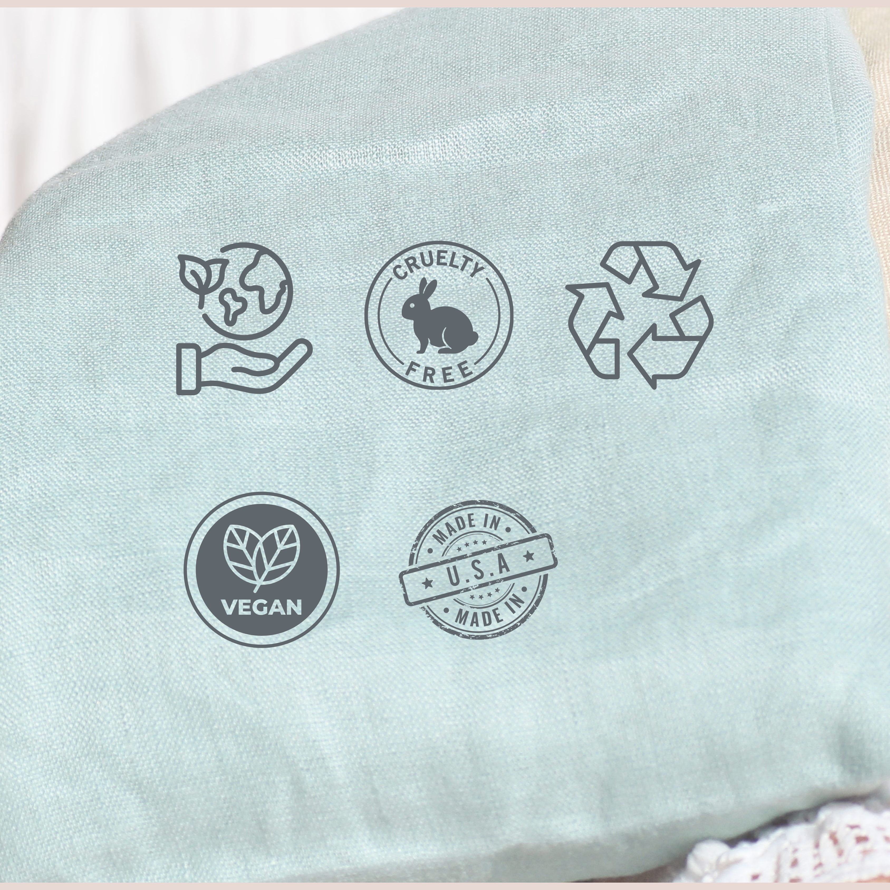 The Morning Ritual — Linen Heating Pad & Eye Pillow Gift Set