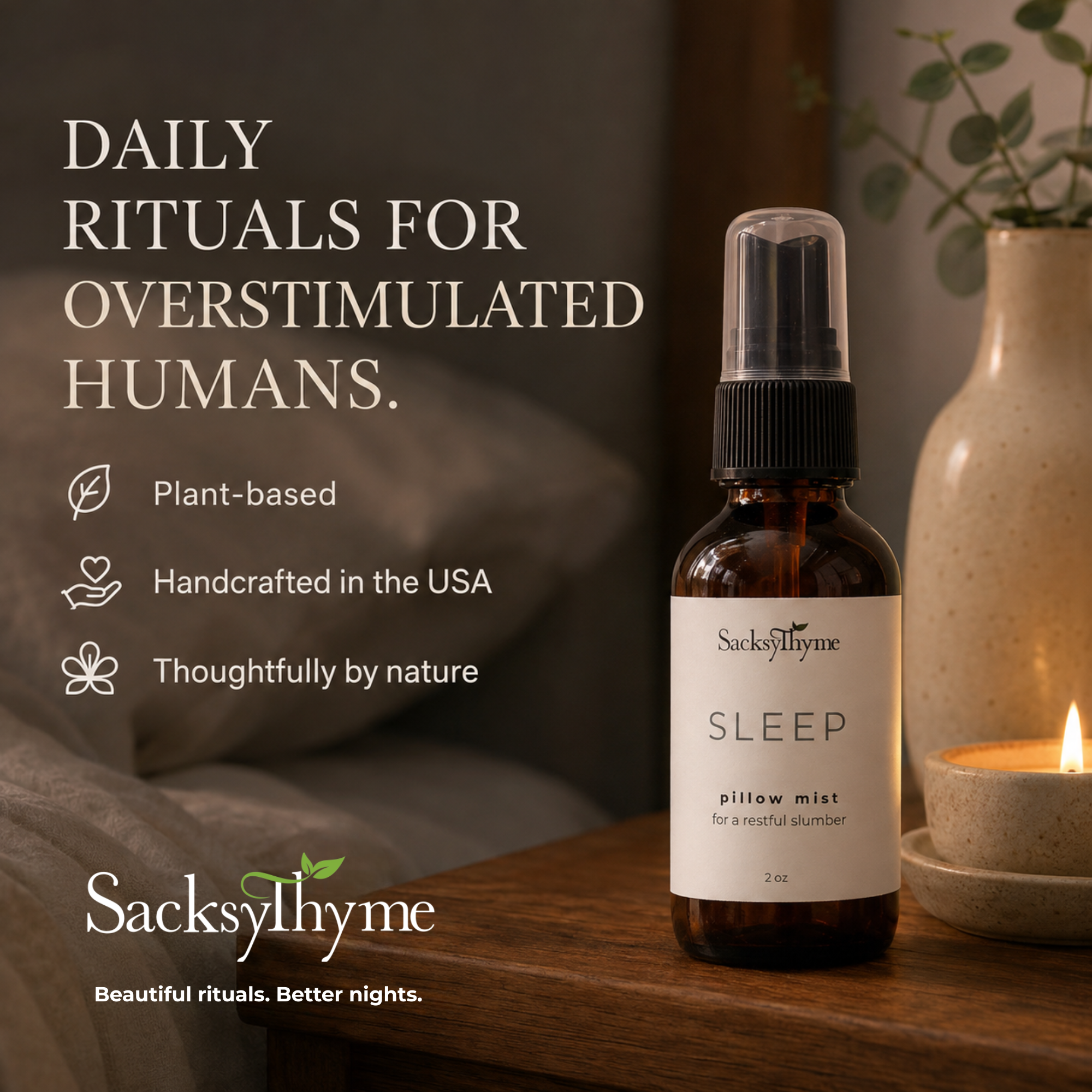 Sleep Pillow Spray, Natural Sleep Aid