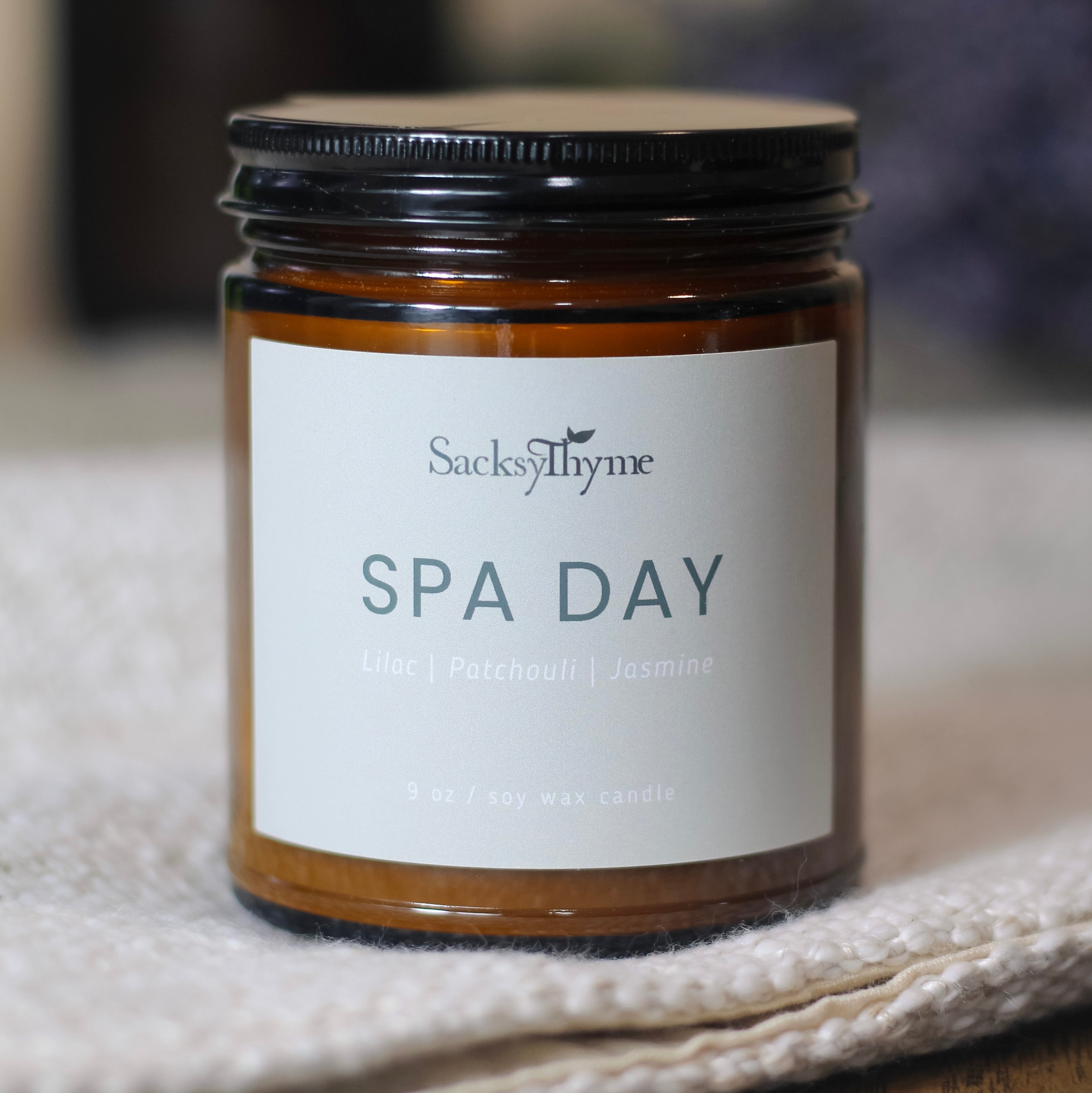 Spa Day Glass Jar Candle, 9oz
