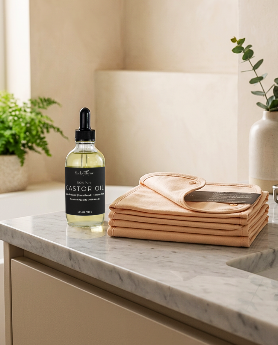 Castor Oil, Cold-Pressed USP Grade